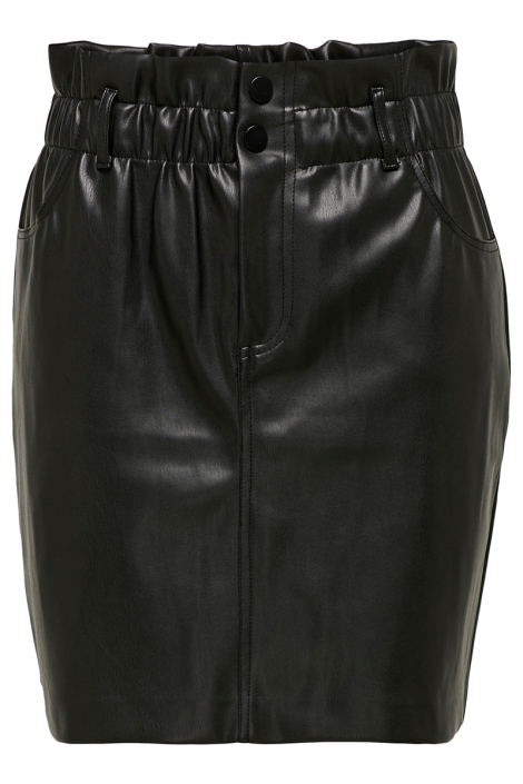 Only onlmaiya-miri faux leather skirt cc